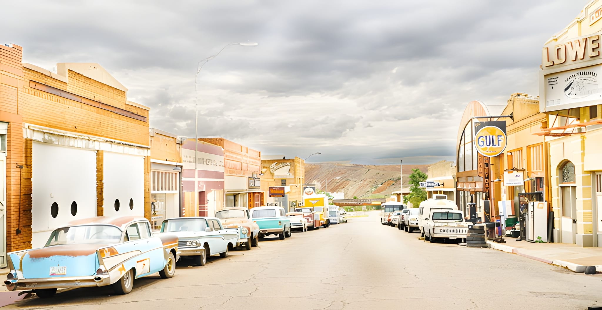 Erie Street, historic Lowell, Bisbee, Arizona — by Ed Shpritz